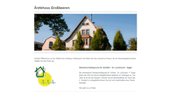 Desktop Screenshot of aerztehaus-grossbeeren.de